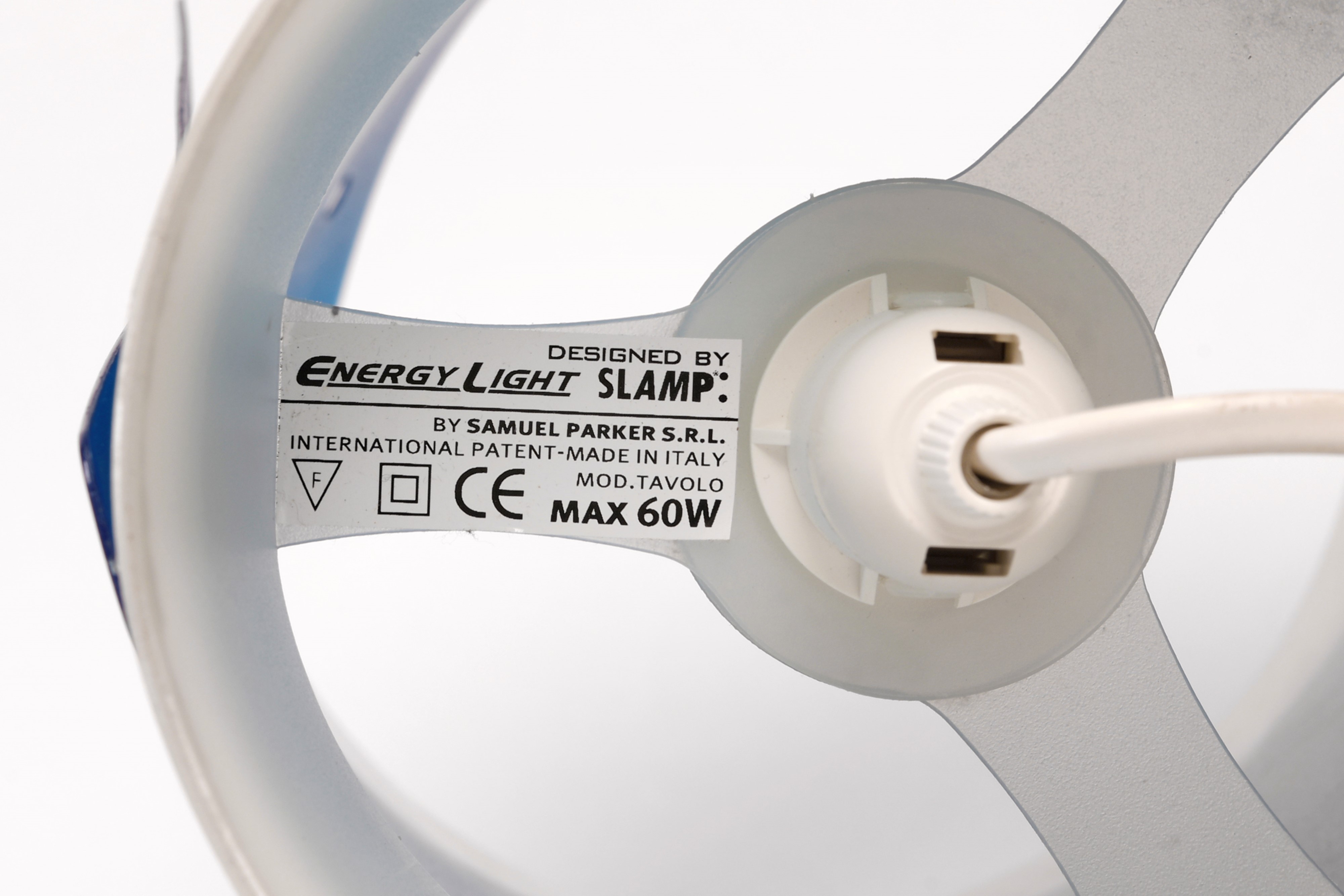 Coppia di Lampade da Tavolo Energy Light di Samuel Parker per Slamp