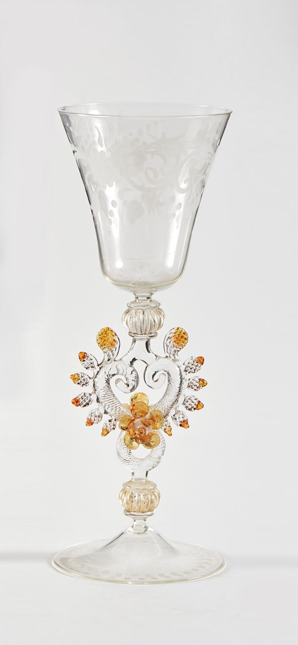 Bicchiere in vetro di Murano