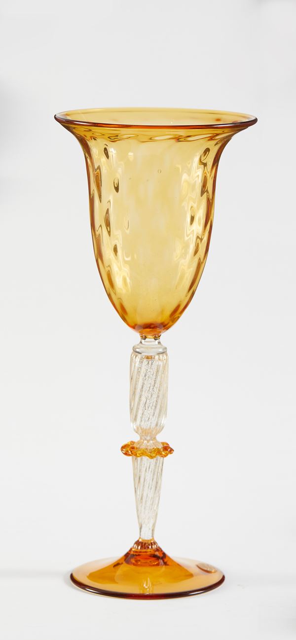 Bicchiere in vetro di Murano