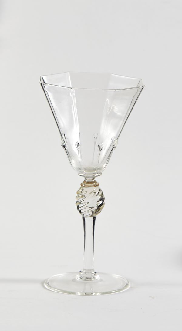 Bicchiere in vetro di Murano
