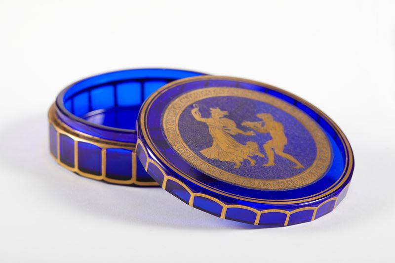 Ludwig Moser : Scatolina in vetro  - Auction Eclectic Homes: Glass and Silver - Fidelis Auctions