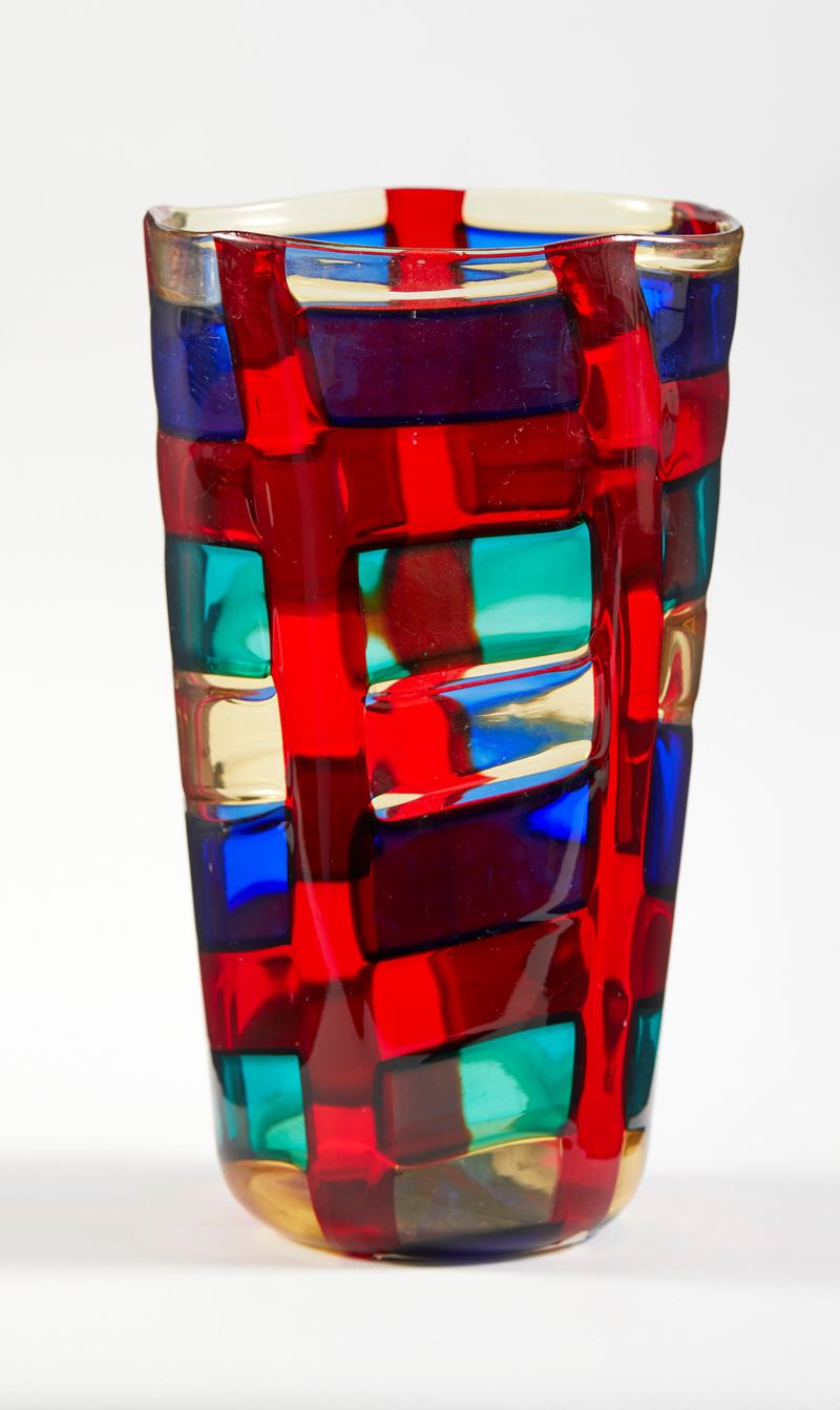Vittorio Ferro : Vaso  - Asta Dimore Eclettiche: I Sessione - Vetri e Argenti - Fidelis Auctions