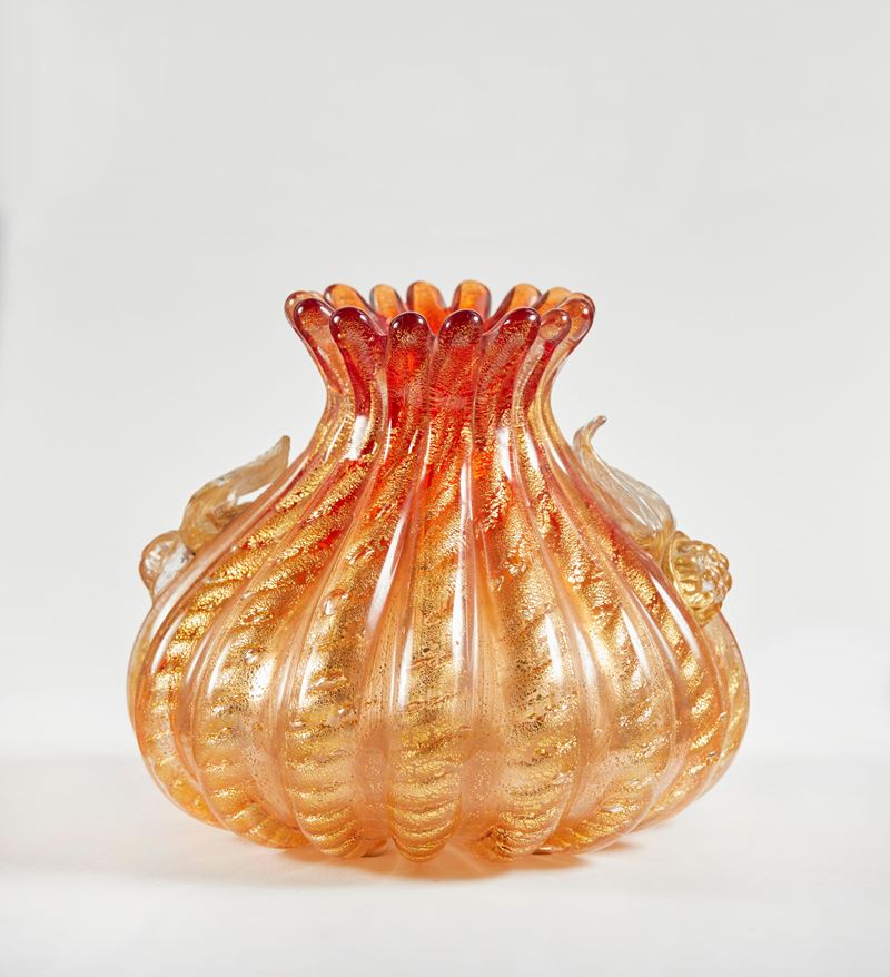 Fratelli Toso : Vaso  - Asta Dimore Eclettiche: I Sessione - Vetri e Argenti - Fidelis Auctions