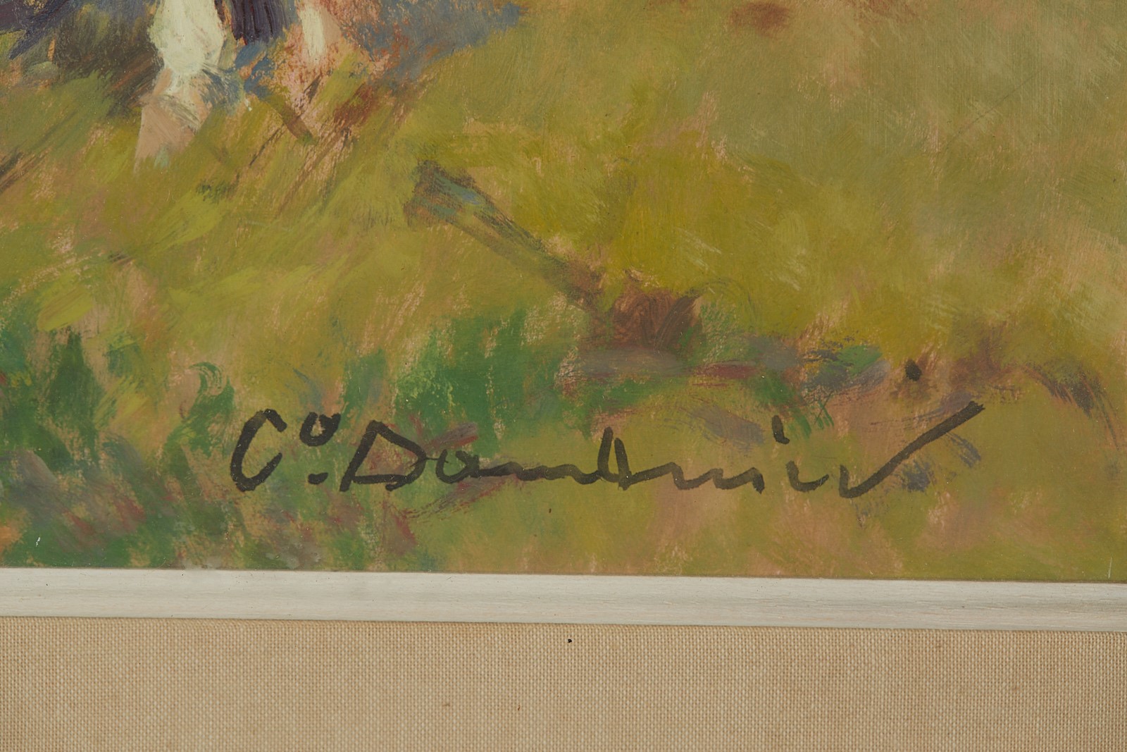 "Paesaggio con cavalli"