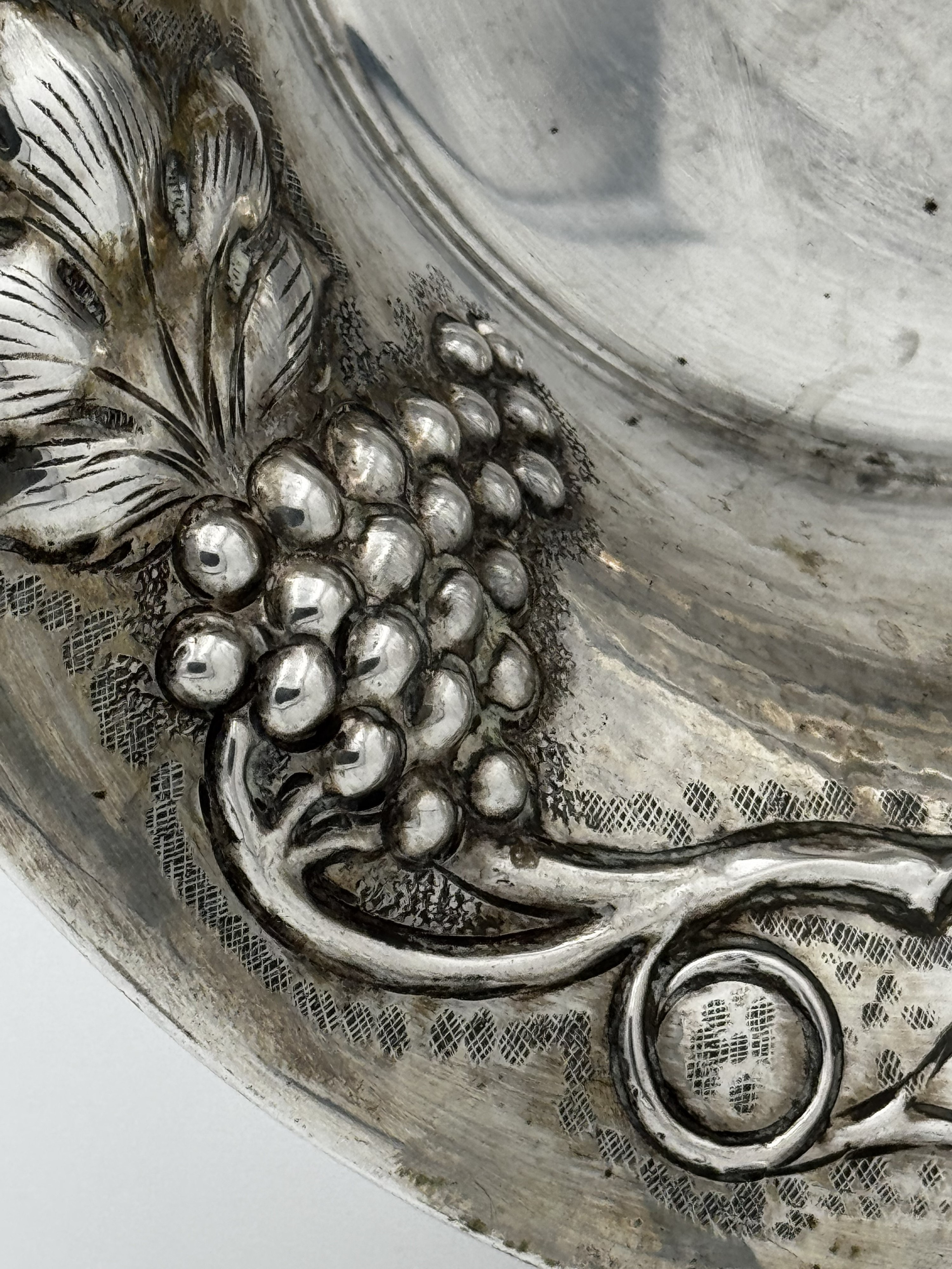 Piatto in argento 800