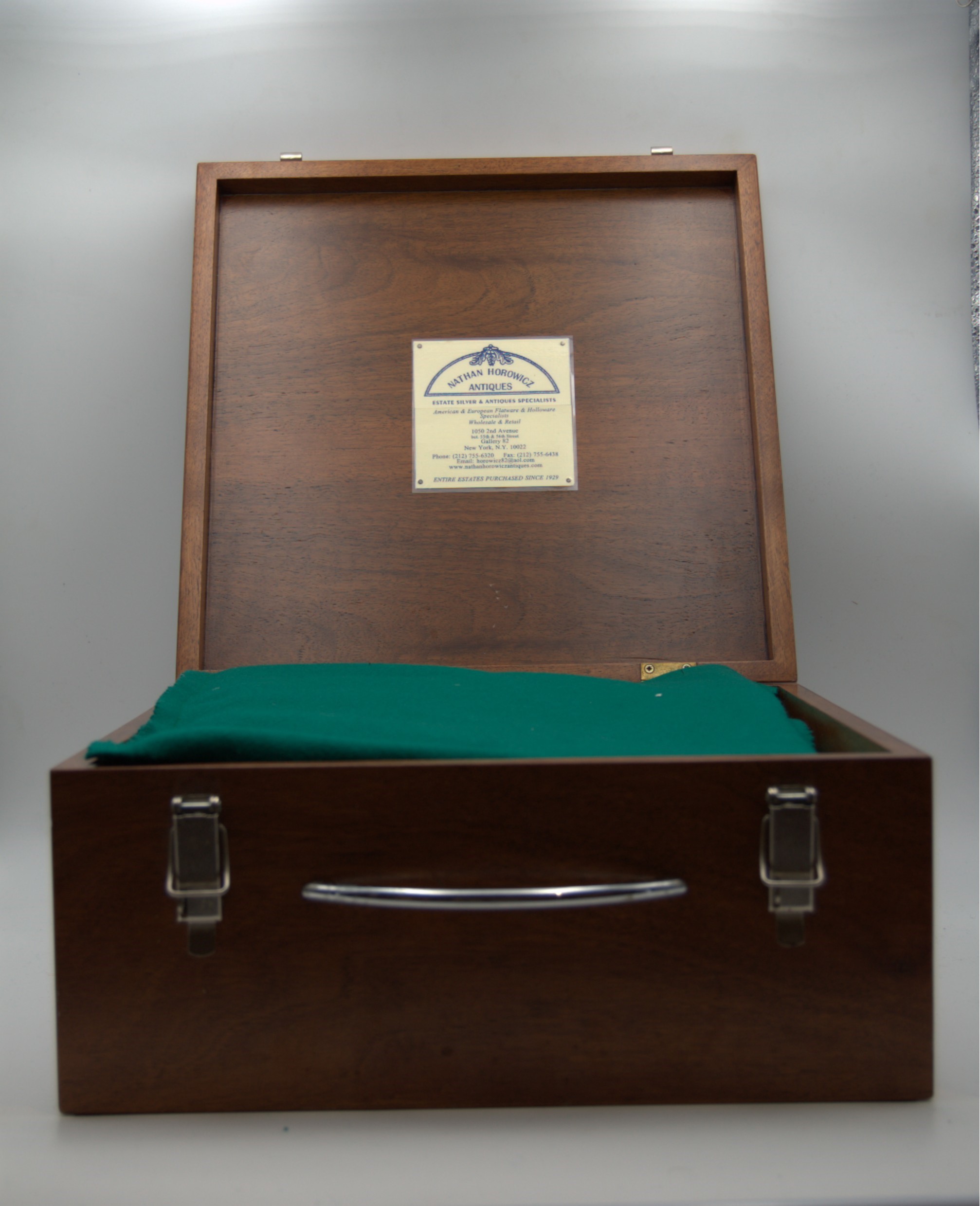 Prestigioso Servizio 12 Sottopiatti Argento 925 Eddie's