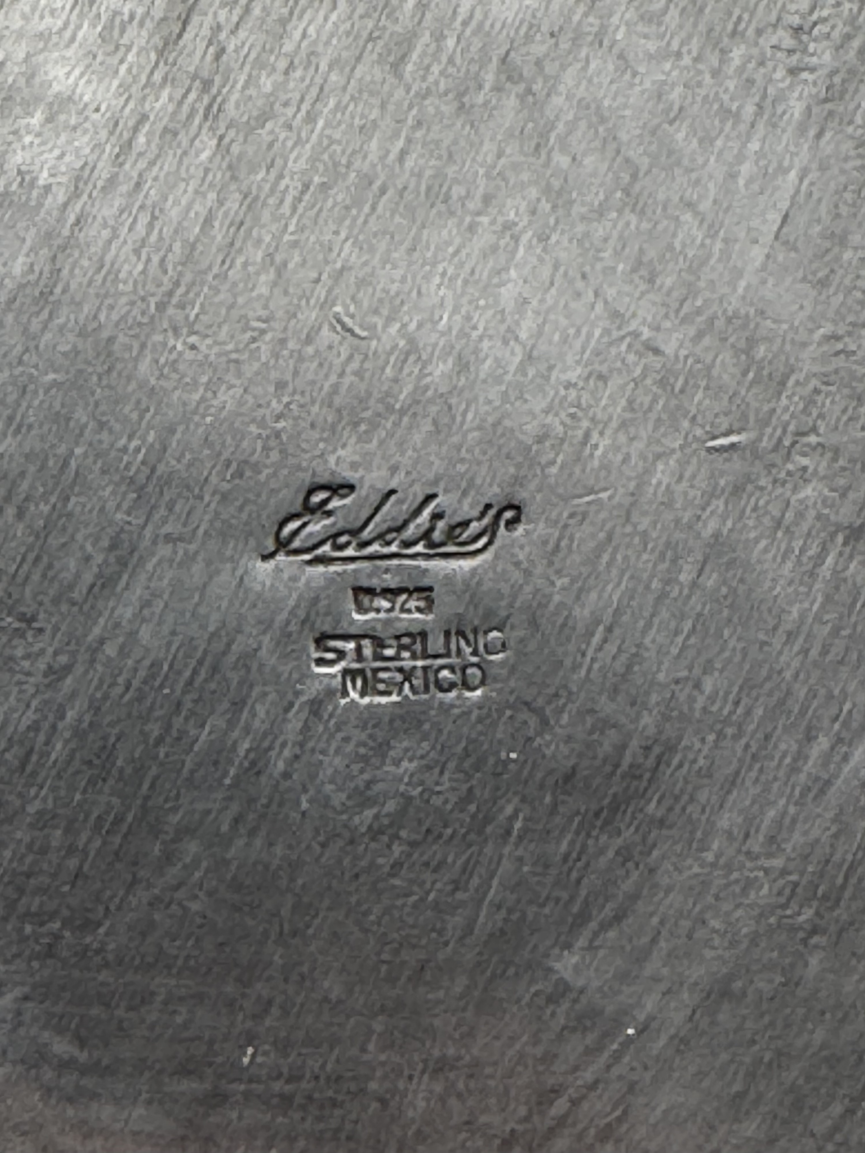 Prestigioso Servizio 12 Sottopiatti Argento 925 Eddie's