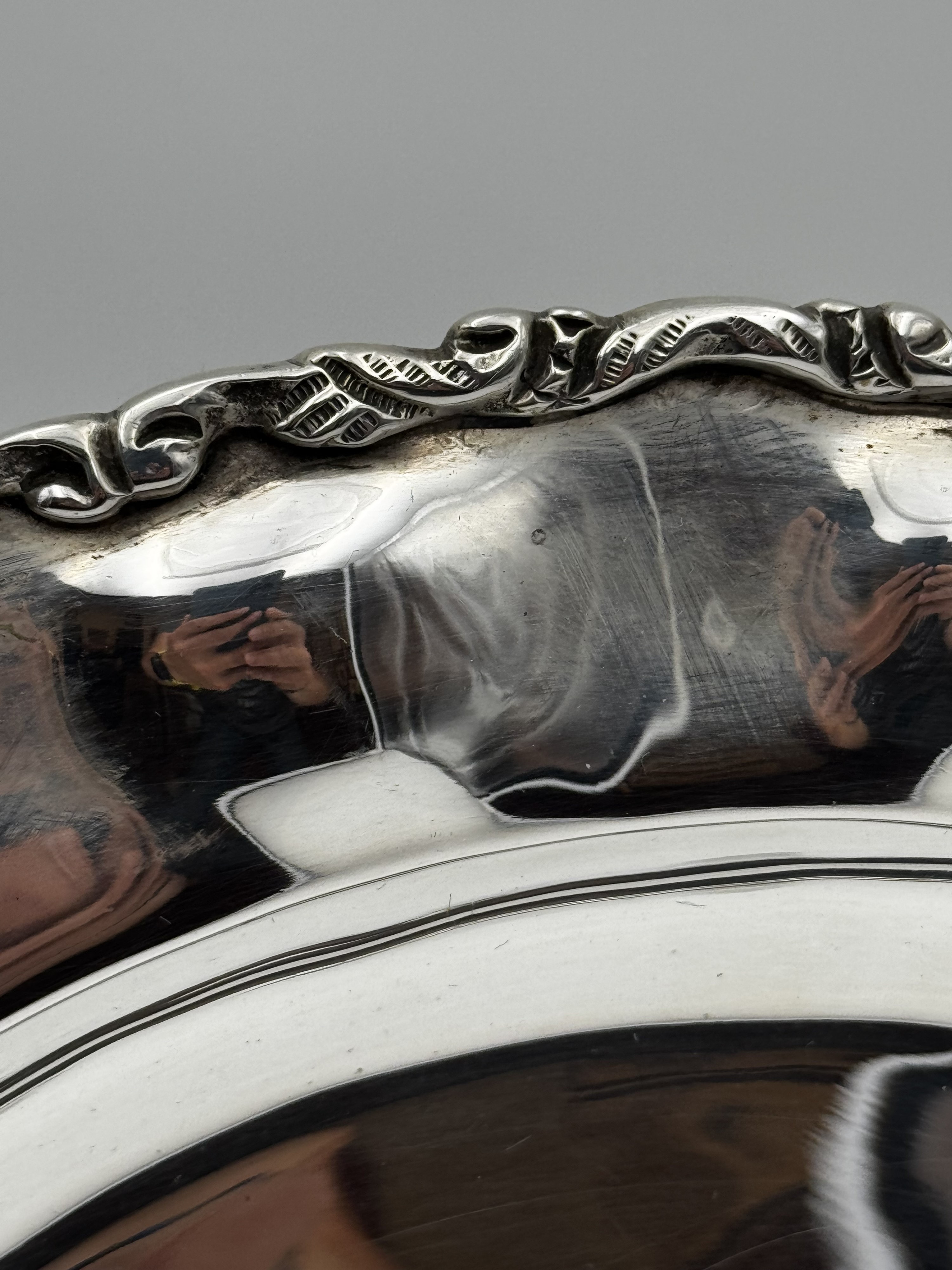 Prestigioso Servizio 12 Sottopiatti Argento 925 Eddie's