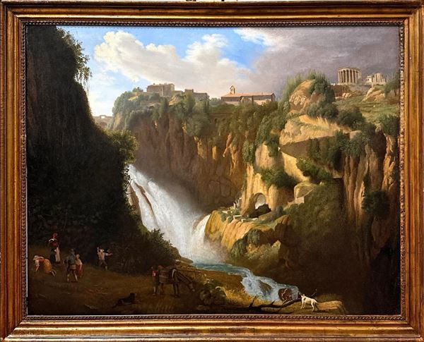 Veduta del tempio di Tivoli 