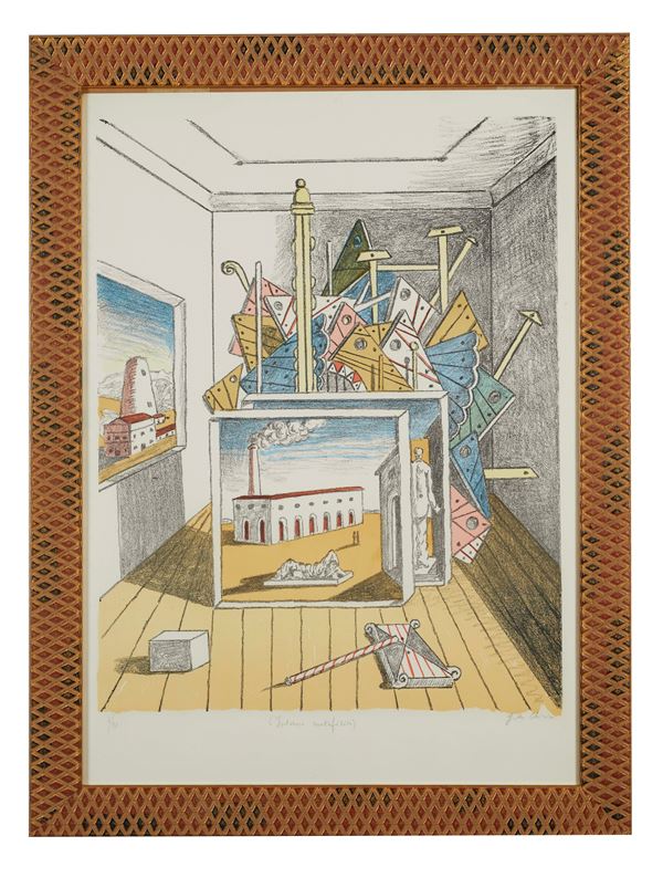 Giorgio De Chirico - “Interno metafisico”