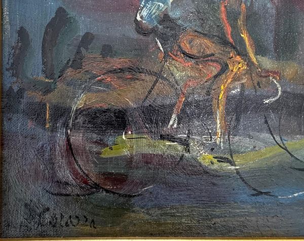 Nino Corrado Corazza - "Ciclisti"