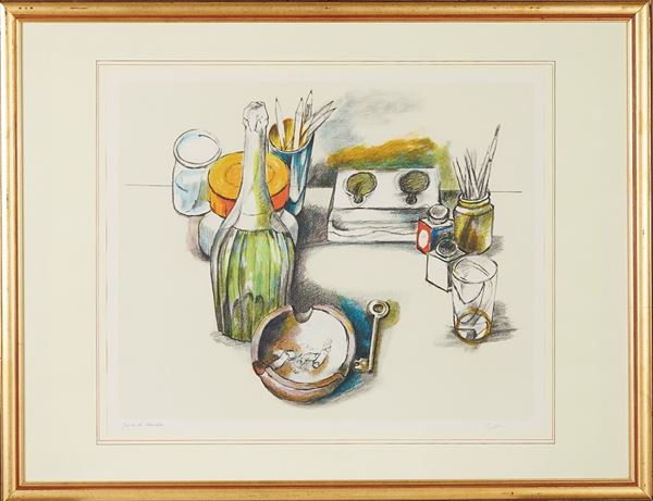 Renato Guttuso -  "Natura morta"