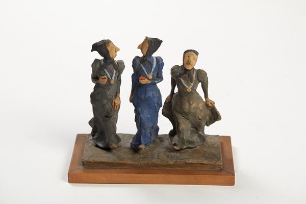 Cleto Tomba - "Tre comari"