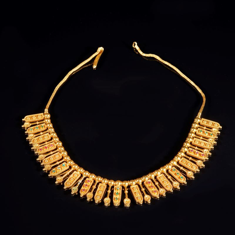 Collana in oro giallo ad alto titolo  - Asta GIOIELLI E PREZIOSI - Fidelis Auctions