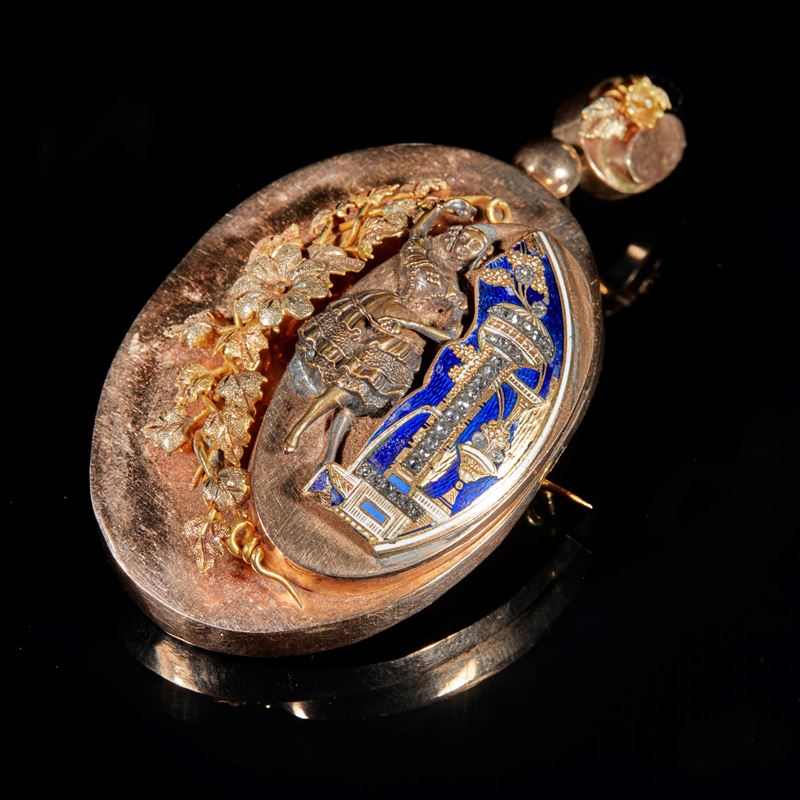 Spilla in Oro  - Asta GIOIELLI E PREZIOSI - Fidelis Auctions