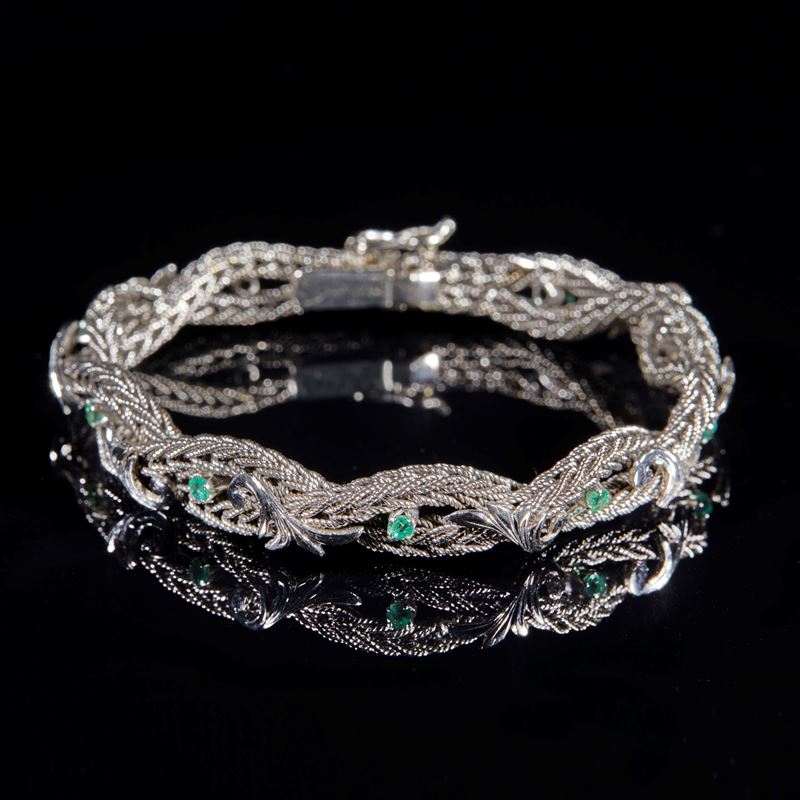 Bracciale in oro bianco  - Asta GIOIELLI E PREZIOSI - Fidelis Auctions