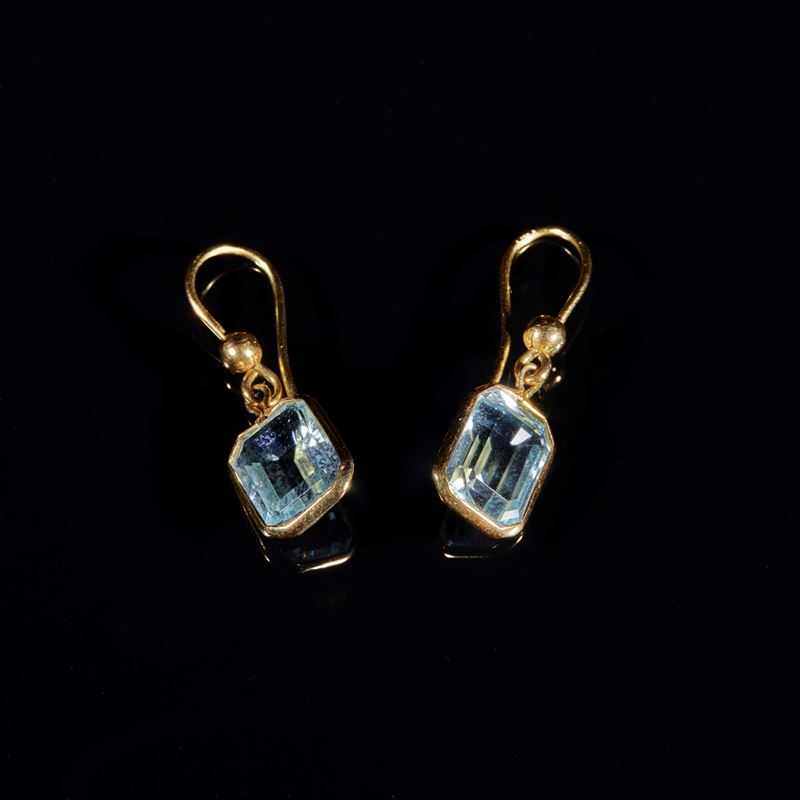 Orecchini in oro giallo  - Asta GIOIELLI E PREZIOSI - Fidelis Auctions