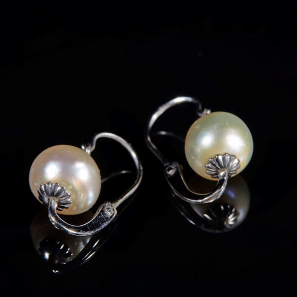 Orecchini in oro bianco