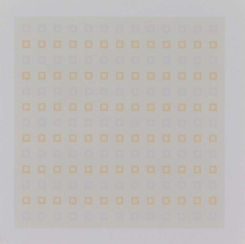 Antonio Calderara :  "Senza titolo"  - Serigrafia a colori su carta - Asta Arte Moderna e Contemporanea: I Sessione - Grafiche e Multipli d'autore - Fidelis Auctions