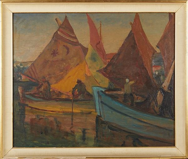 Anacleto Margotti - "Barche"
