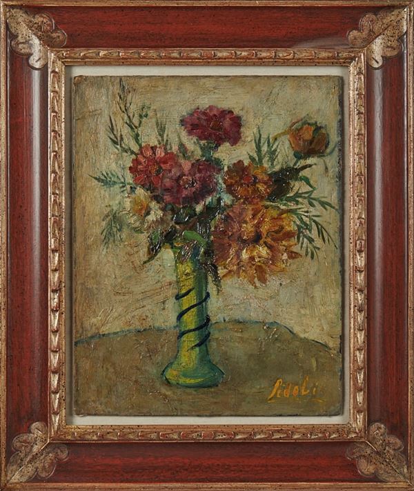 Pacifico Sidoli - "Vaso di fiori"