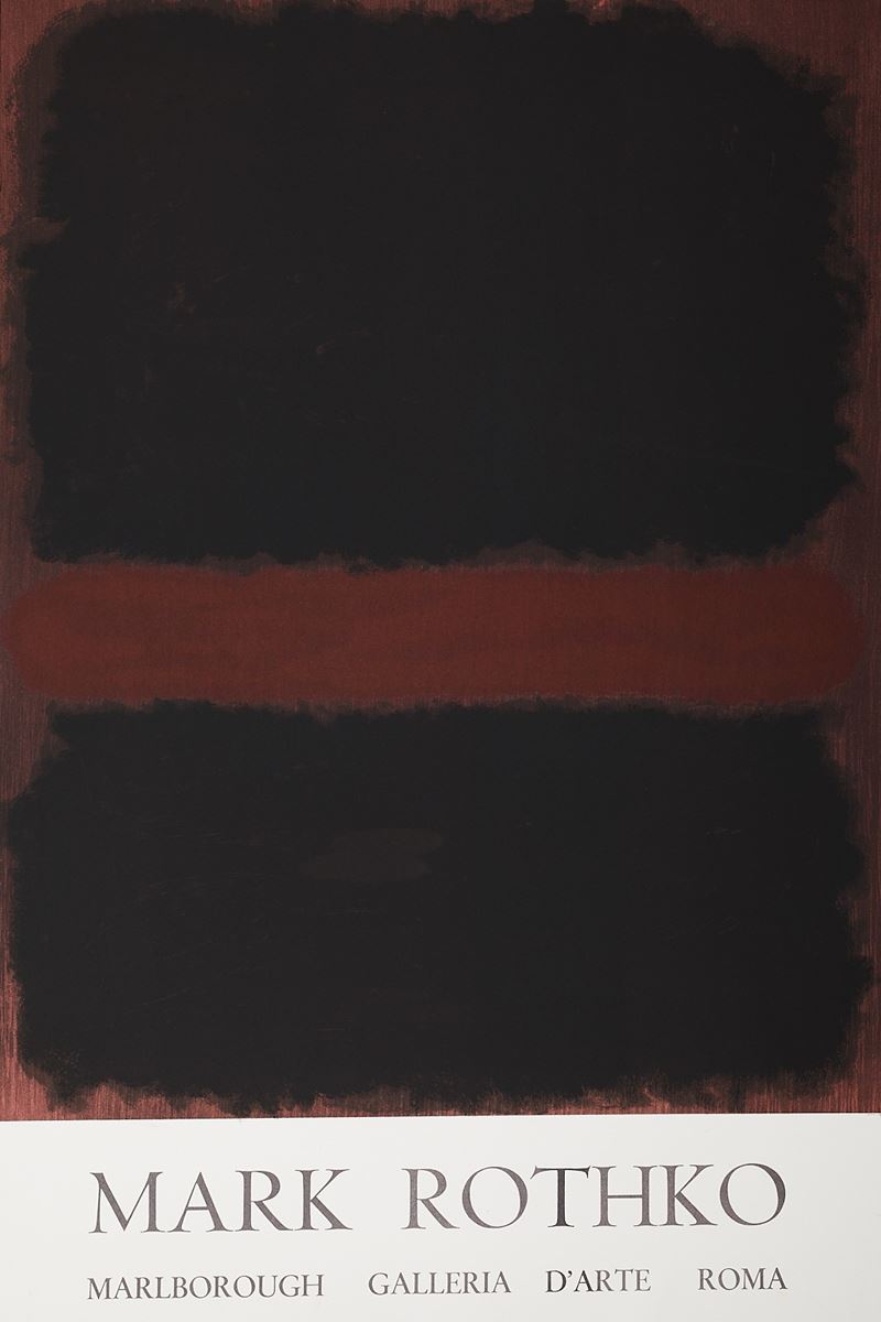 Mark Rothko : Manifesto  - Litografia a colori su carta - Asta ASTA 5 - ARTE MODERNA E CONTEMPORANEA - Fidelis Auctions