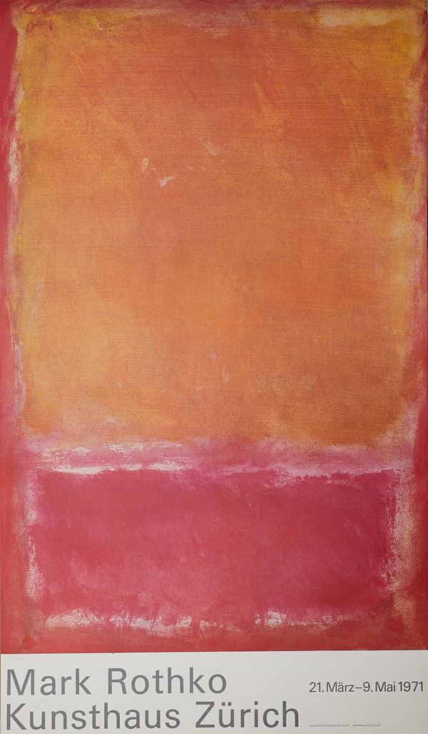 Mark Rothko - "Manifesto per la Kunsthaus Zurich"