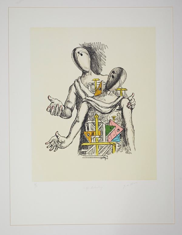 Giorgio De Chirico - “Gli archeologi"
