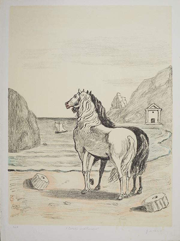 Giorgio De Chirico - “Cavalli mediterranei”