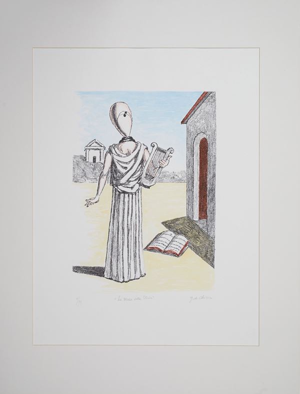 Giorgio De Chirico - “La Musa della Storia"
