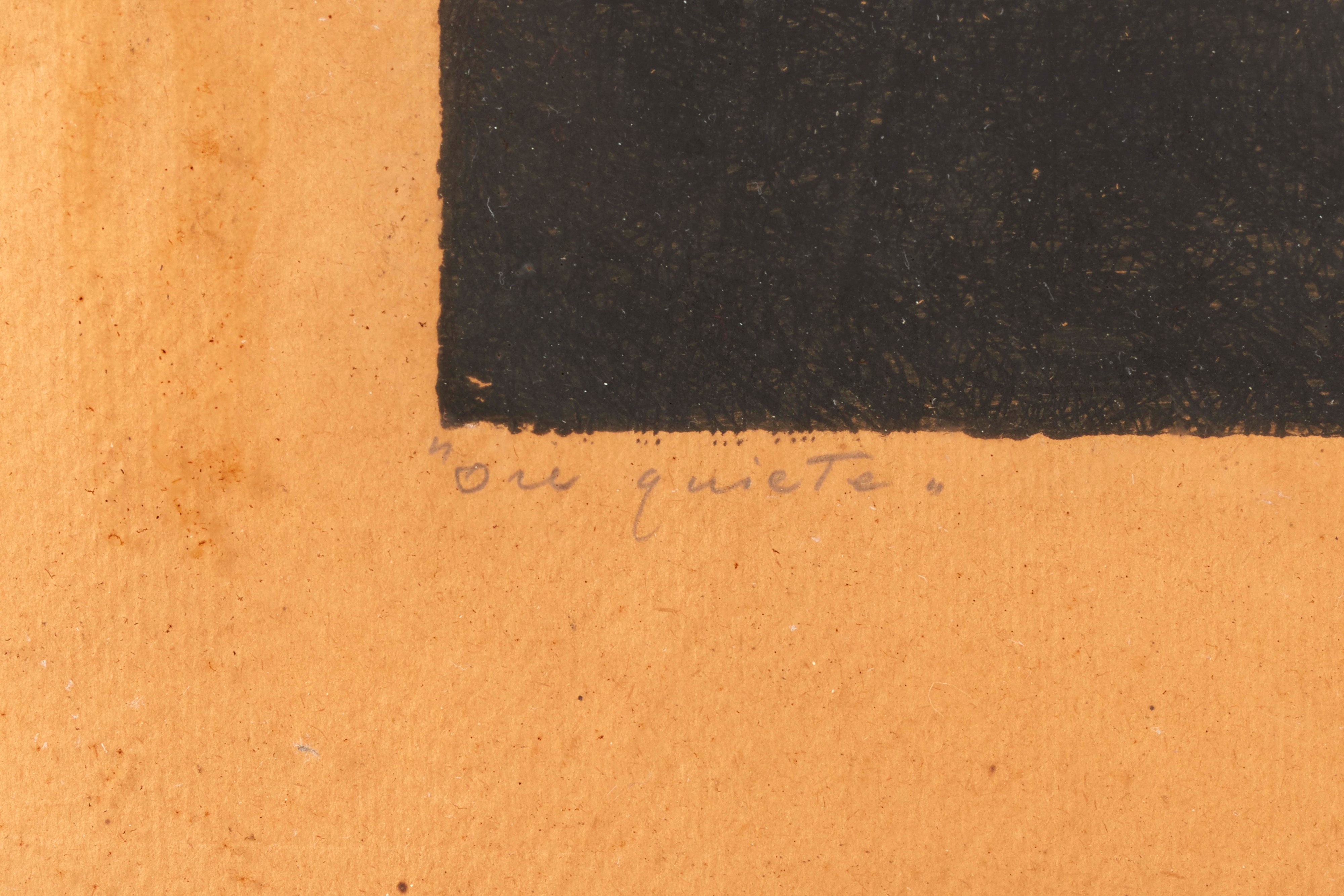 Leo Masinelli - Ore quiete, litografia a colori su carta