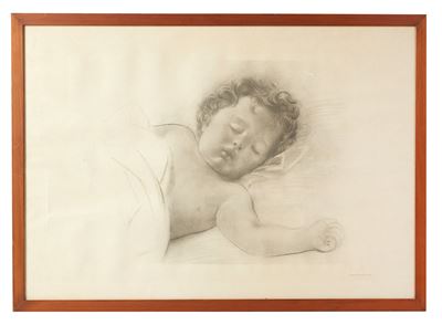 Bambino - Litografia a colori su carta