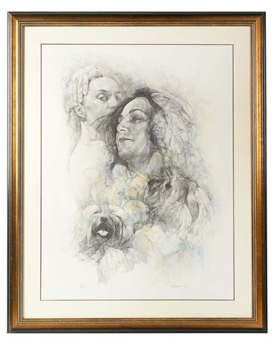 Senza titolo, litografia a colori su carta, 1982