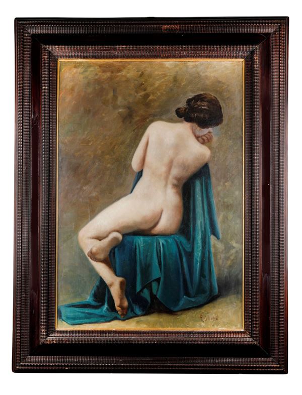Paul-Th&#233;ophile Robert - “Donna di spalle”