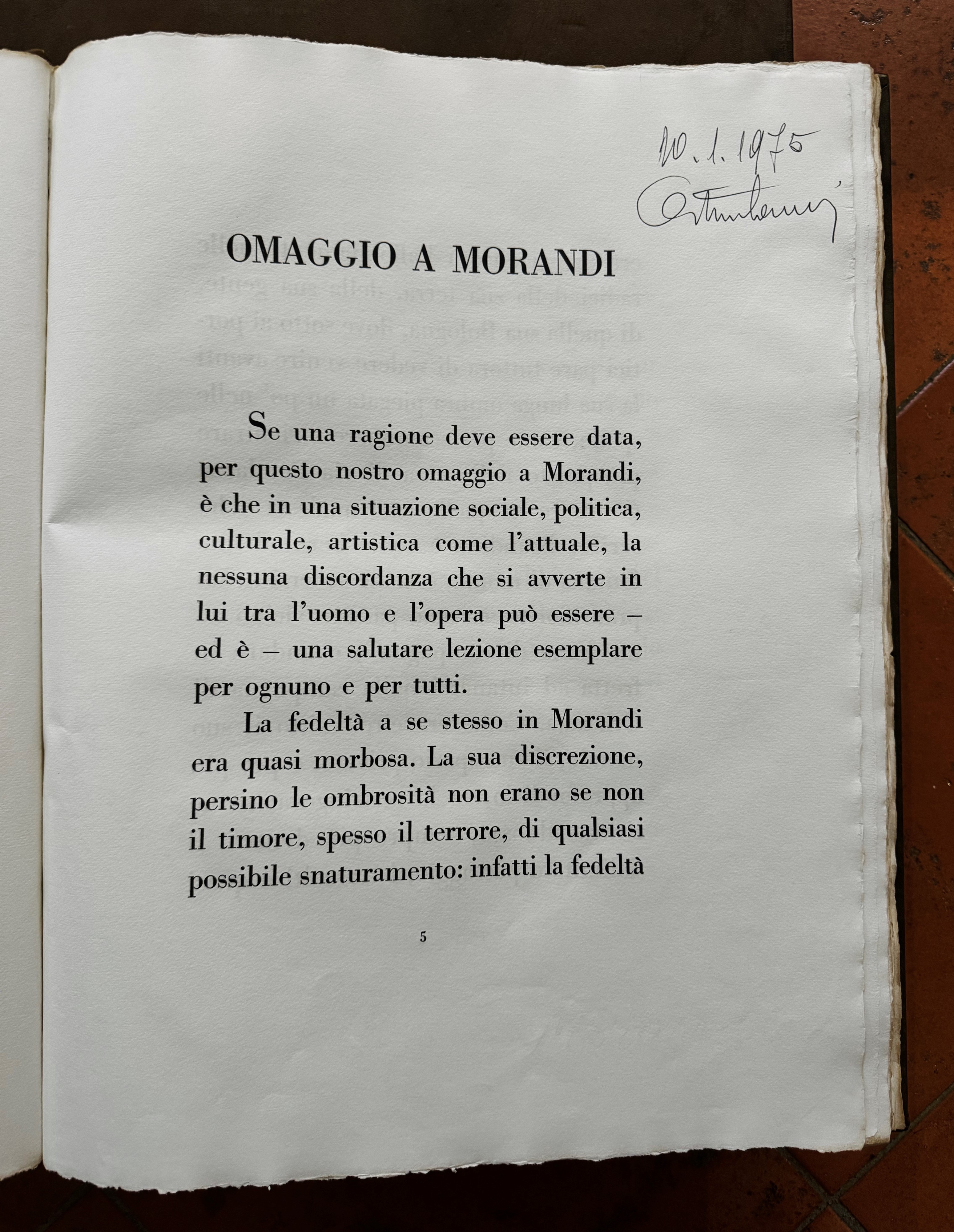 "Giorgio Morandi. 50 acquerelli"