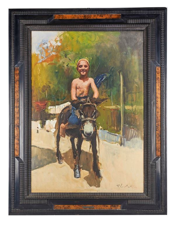 Romualdo Battista Federico Locatelli - "Fanciullo con asino"