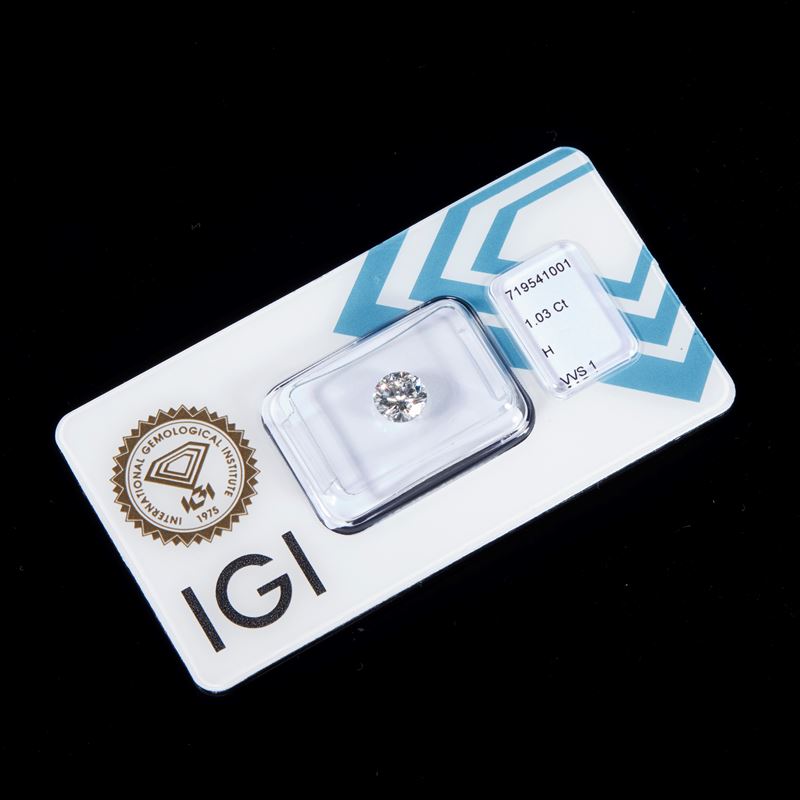 Diamante in blister  - Asta GIOIELLI E PREZIOSI - Fidelis Auctions