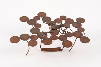 Senza titolo, scultura in rame