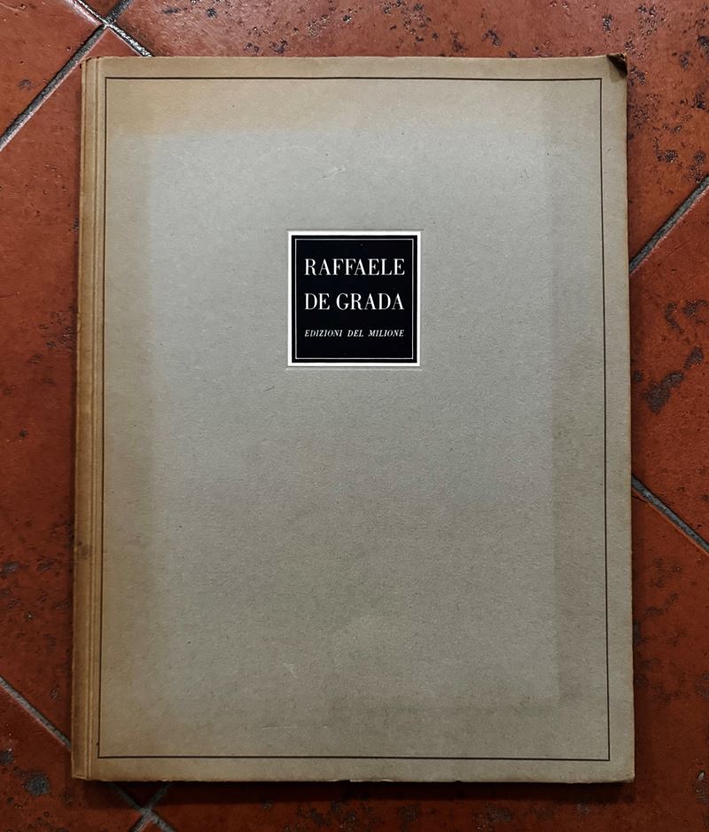 "Raffaele de Grada. 12 Opere"  (1958)  - Asta Libri e Cataloghi d'Arte - Fidelis Auctions