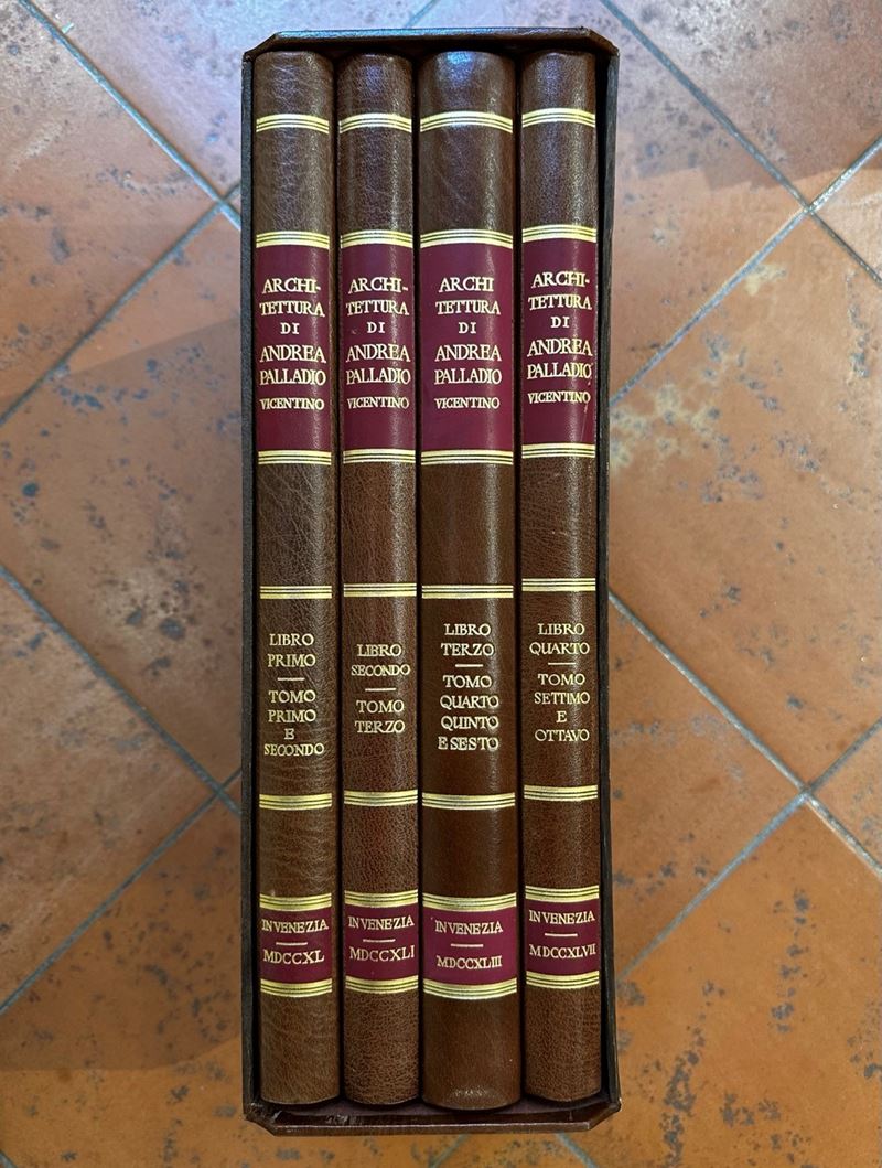 "Architettura di Andrea Palladio Vicentino"  (1975)  - Asta Libri e Cataloghi d'Arte - Fidelis Auctions