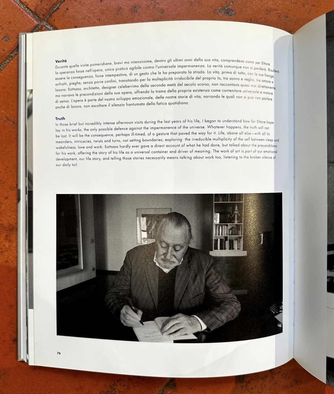 "Ettore Sottsass. Tornano sempre le primavere, no?"