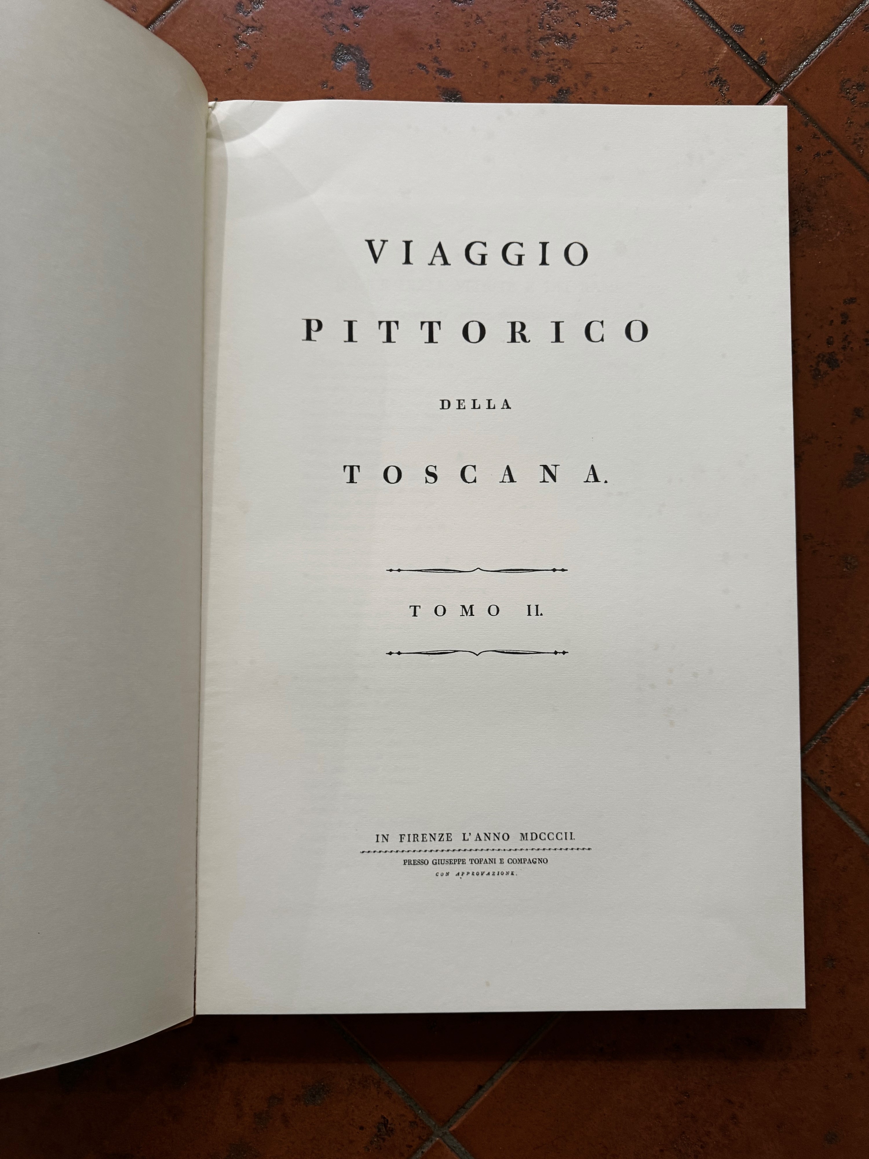 "Viaggio pittorico della Toscana"