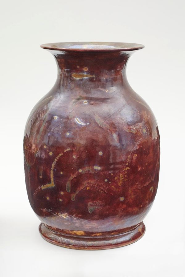 Pietro Melandri - Vaso in maiolica