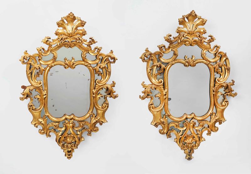 Coppia di specchiere  - Asta Antiquariato - Fidelis Auctions