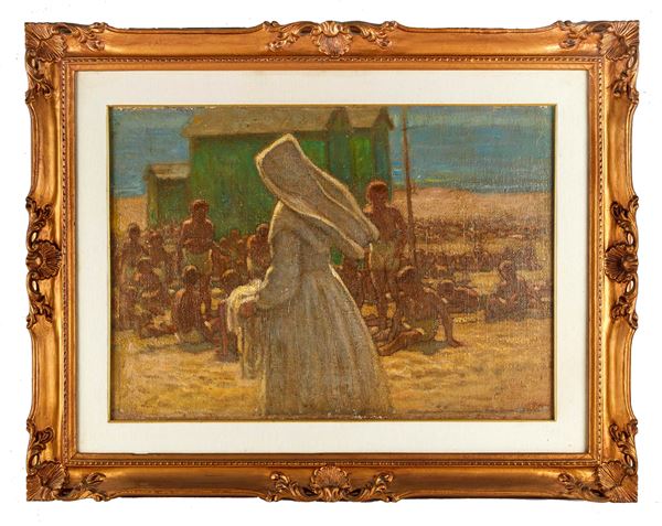 Augusto Majani - "Bimbi al mare"