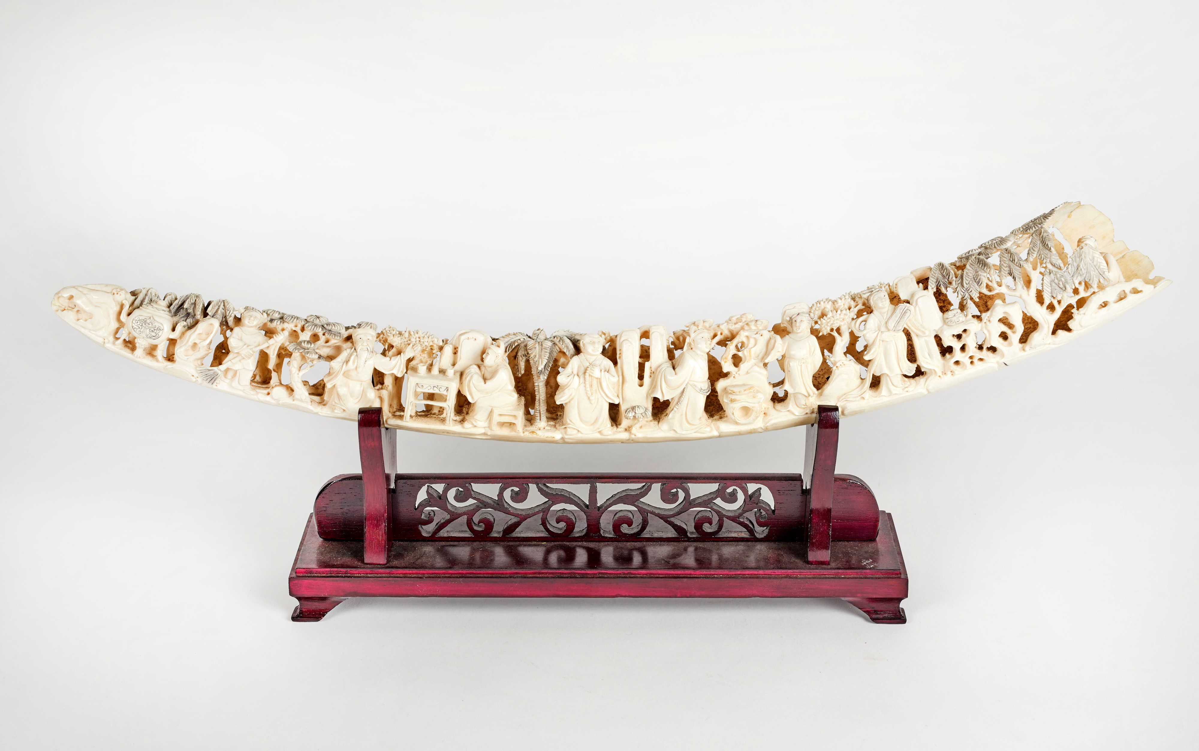 Zanna intera in avorio di elefante