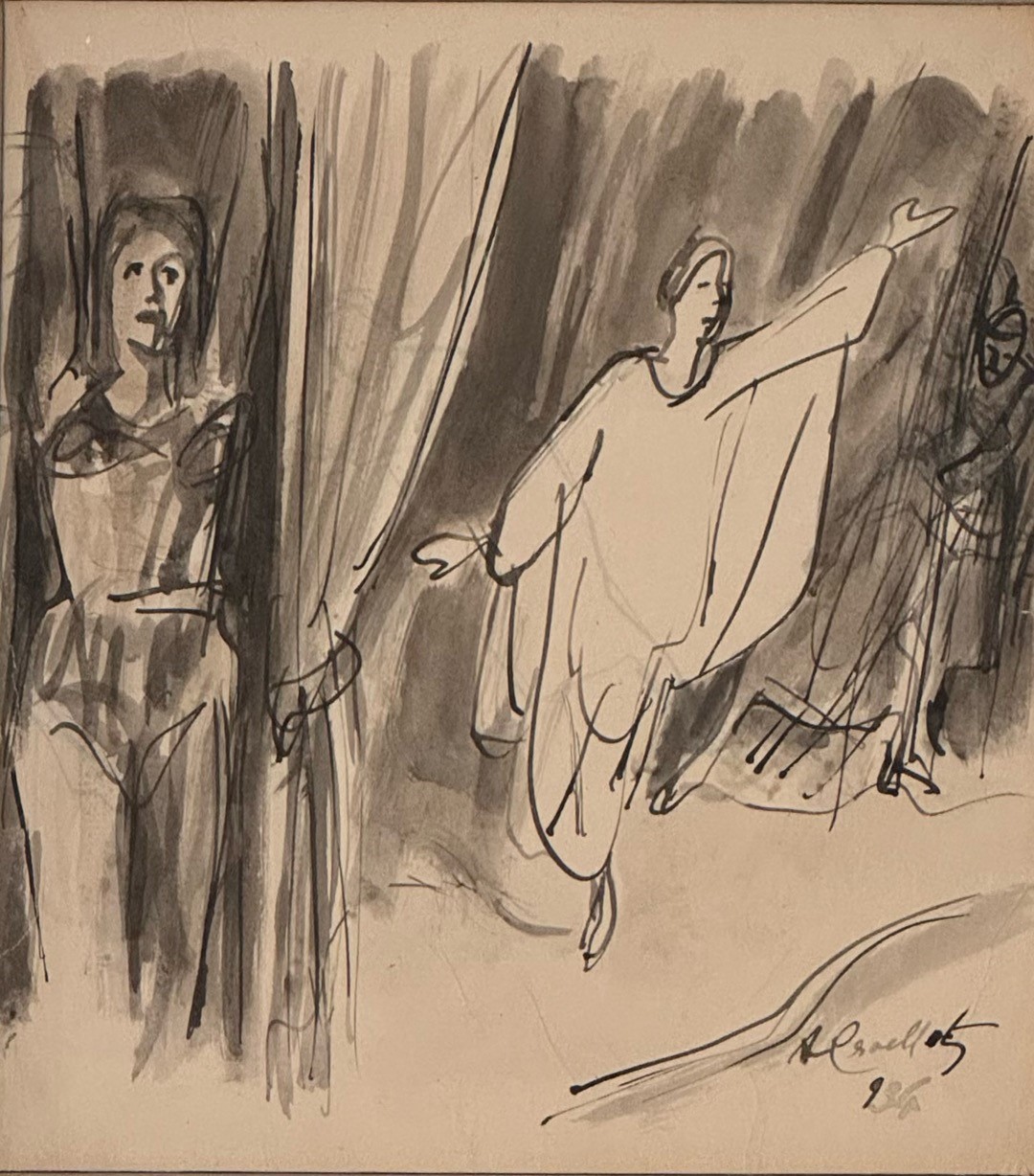 Alessandro Cervellati - Tre acquerelli su carta
