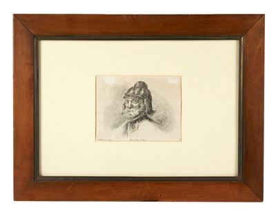 Stefano della Bella, Testa di guerriero
