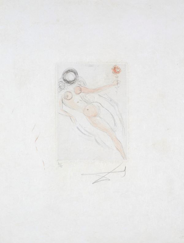 Salvador Dalì - "Nudo femminile"