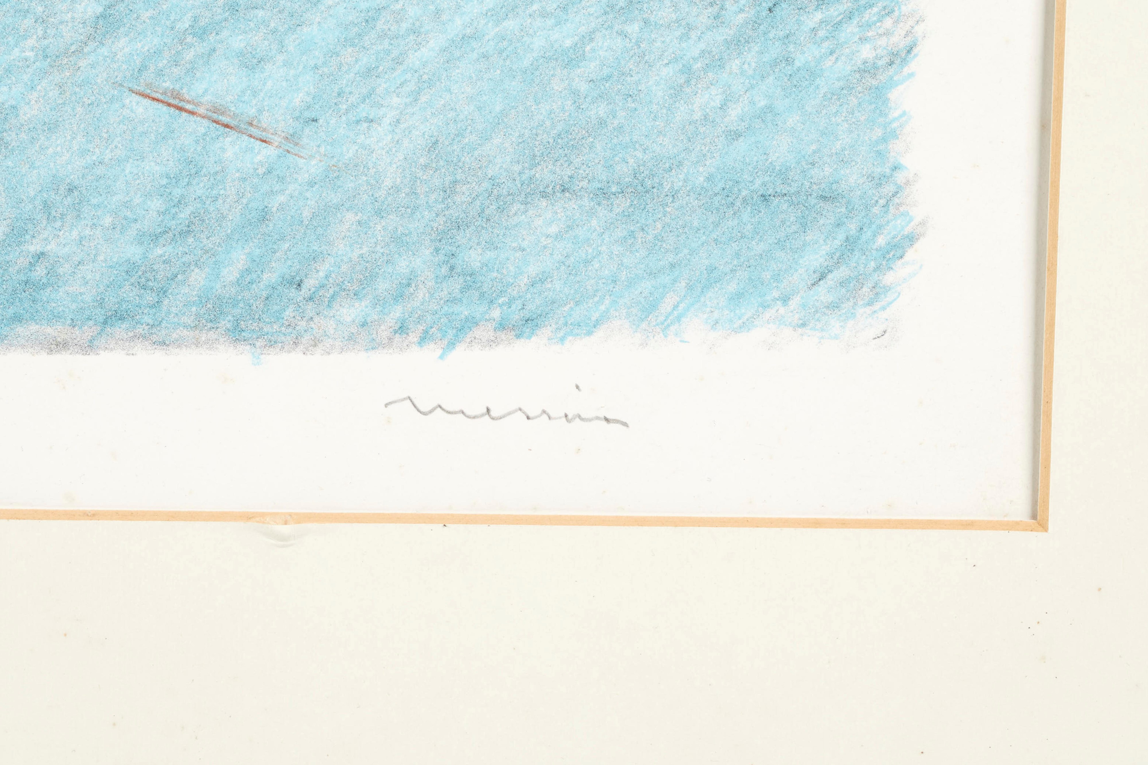 Francesco Messina - Nudo femminile, litografia a colori su carta
